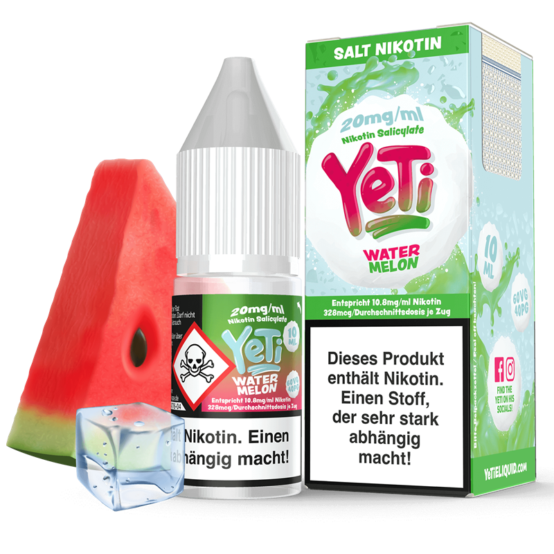 Yeti E-Liquid - Watermelon - 10 ml Nikotinsalz