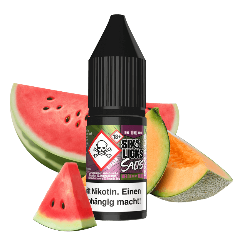 Six Licks E-Liquid - Melon On My Mind - 10 ml Nikotinsalz