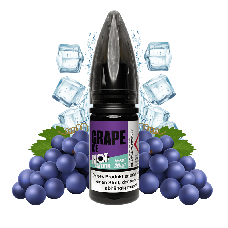 Riot Squad BAR EDTN E-Liquid - Grape Ice - 10 ml Nikotinsalz