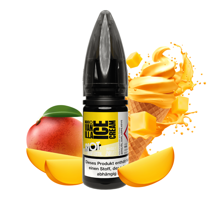 Riot Squad BAR EDTN E-Liquid - Mango Vanilla Ice Cream - 10 ml Nikotinsalz