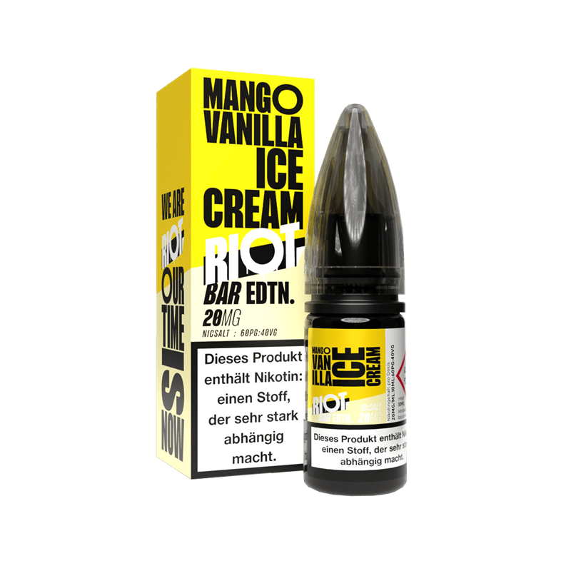 Riot Squad BAR EDTN E-Liquid - Mango Vanilla Ice Cream - 10 ml Nikotinsalz 