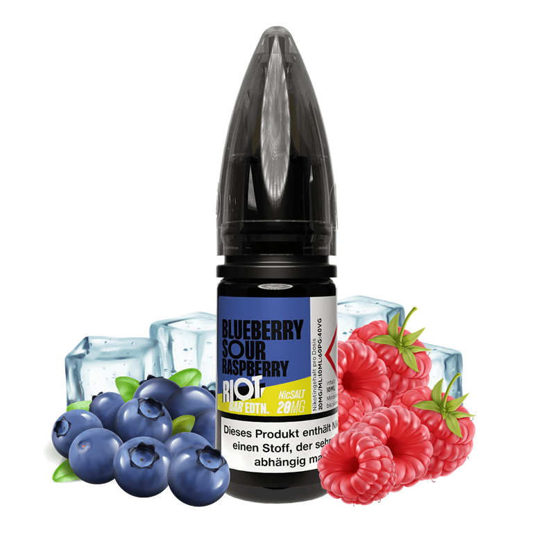 Riot Squad BAR EDTN E-Liquid - Blueberry Sour Raspberry - 10 ml Nikotinsalz