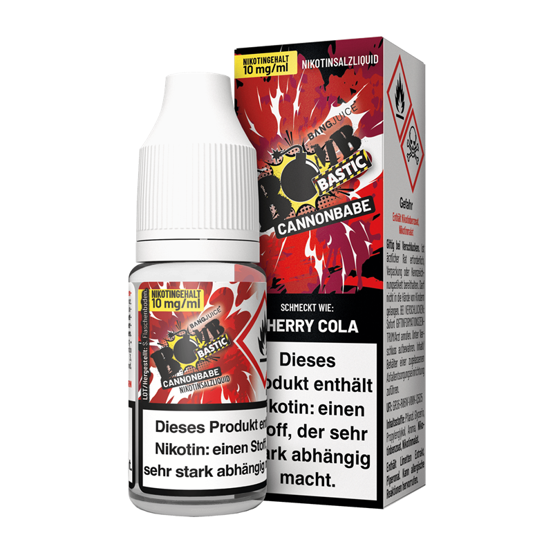 Bang Juice - BOMBBASTIC - Cannonbabe - 10 ml Nikotinsalz Liquid 