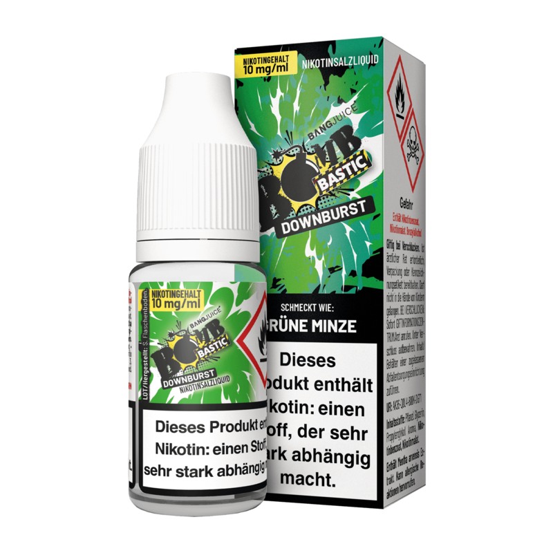 Bang Juice - BOMBBASTIC - Downburst - 10 ml Nikotinsalz Liquid 