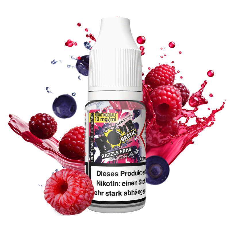 Bang Juice - BOMBBASTIC - Razzle Frag - 10 ml Nikotinsalz Liquid