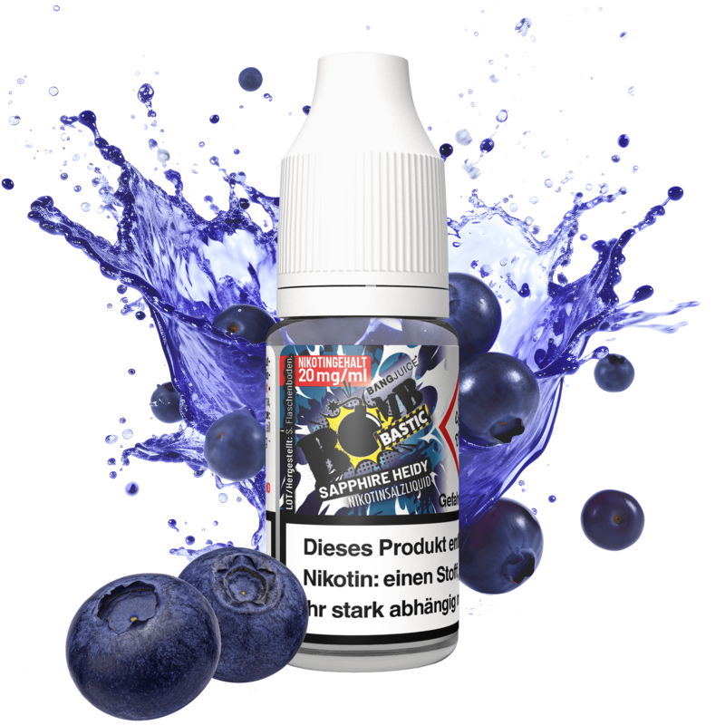 Bang Juice - BOMBBASTIC - Sapphire Heidy - 10 ml Nikotinsalz Liquid