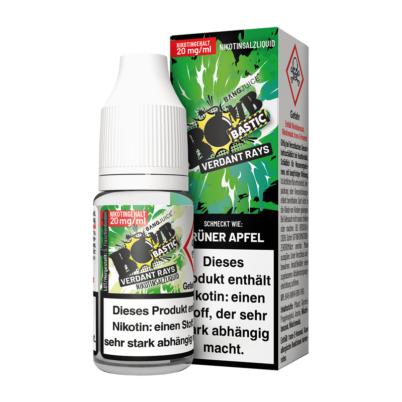 Bang Juice - BOMBBASTIC - Verdant Rays - 10 ml Nikotinsalz Liquid 