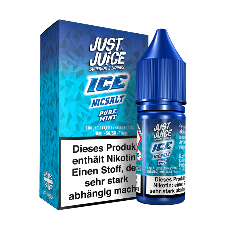 Just Juice ICE - Pure Mint - 10 ml Nikotinsalz Liquid 