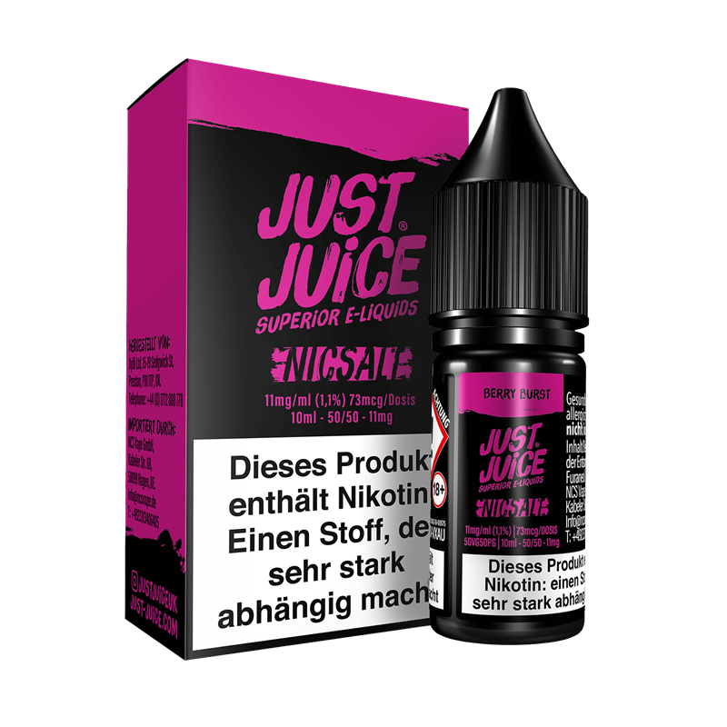 Just Juice - Berry Burst - 10 ml Nikotinsalz Liquid 