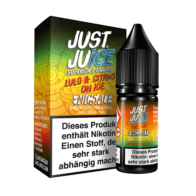 Just Juice - Lulo & Citrus On Ice - 10 ml Nikotinsalz Liquid 