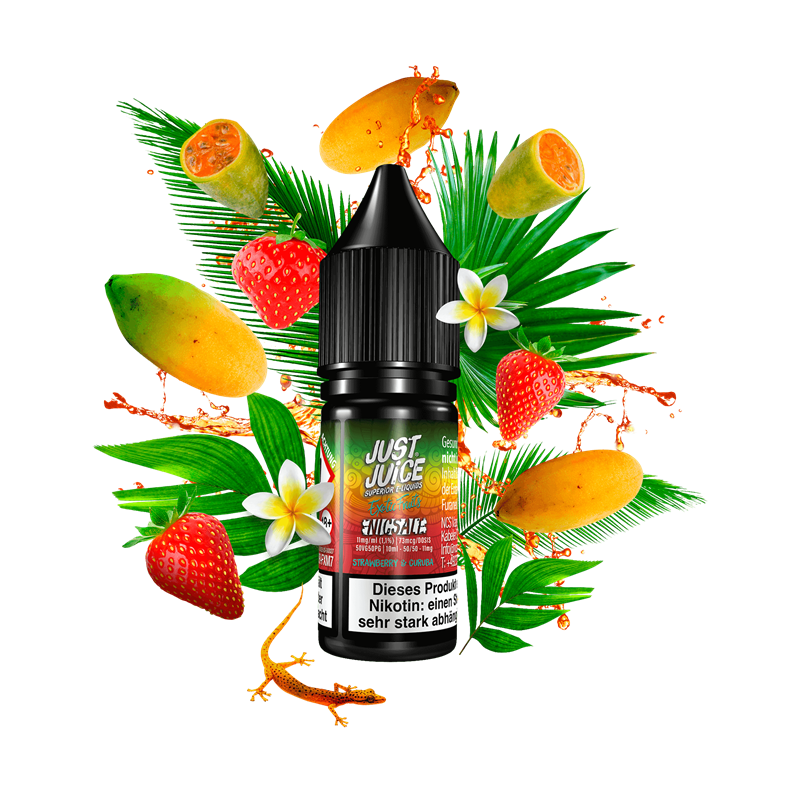 Just Juice - Strawberry & Curuba - 10 ml Nikotinsalz Liquid