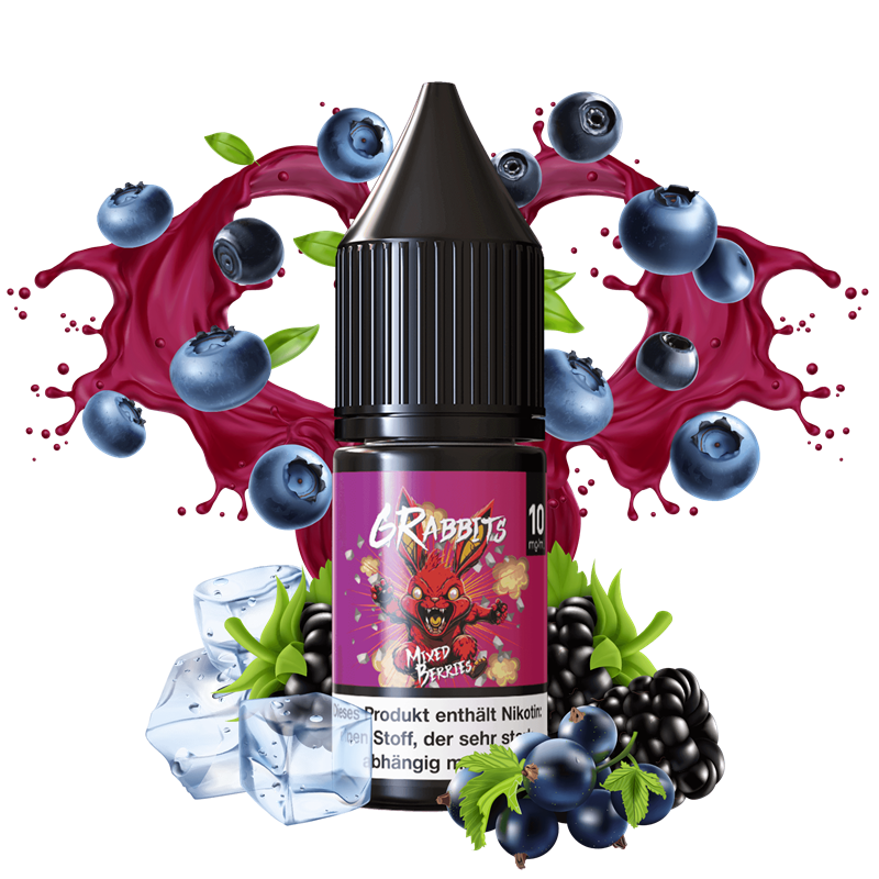 6Rabbits - Mixed Berries - 10 ml Nikotinsalz Liquid