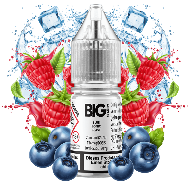 Big Tasty Blast Serie - Blue Sonic Blast - 10 ml Nikotinsalz Liquid