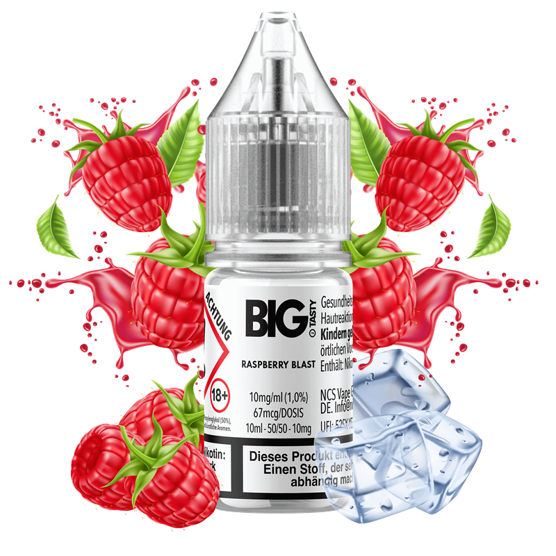 Big Tasty Blast Serie - Raspberry Blast - 10 ml Nikotinsalz Liquid