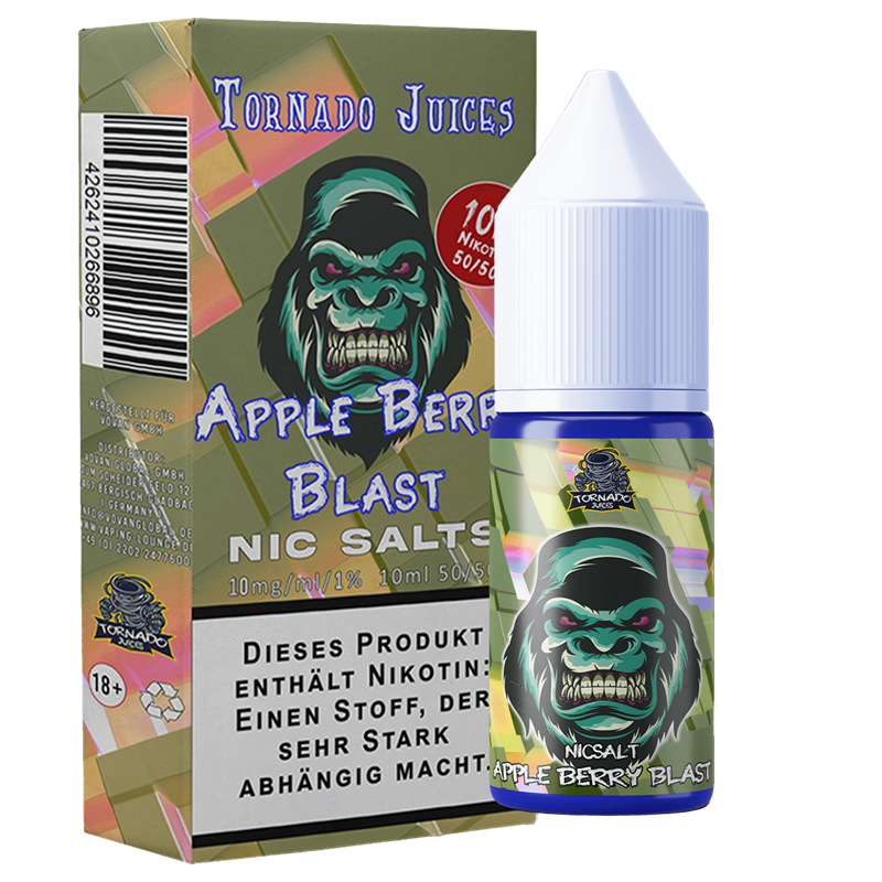 Tornado Juices - Apple Berry Blast - 10 ml Nikotinsalz Liquid