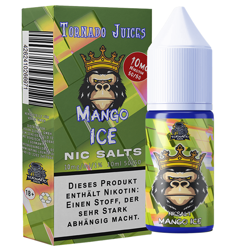 Tornado Juices - Mango ICE - 10 ml Nikotinsalz Liquid