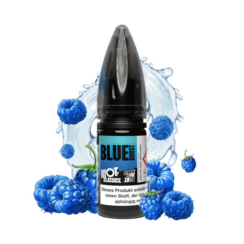 Riot Squad Classic Edition - Blue Burst - 10 ml Hybrid-Nikotinsalz Liquid