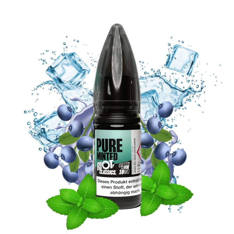 Riot Squad Classic Edition - Pure Minted - 10 ml Hybrid-Nikotinsalz Liquid