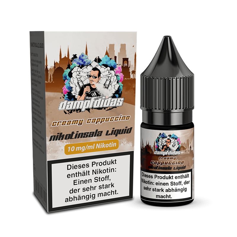 Dampfdidas - Creamy Cappuccino - 10 ml Nikotinsalz Liquid 