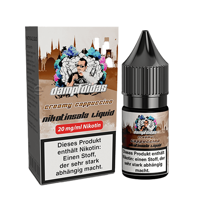 Dampfdidas - Creamy Cappuccino - 10 ml Nikotinsalz Liquid 