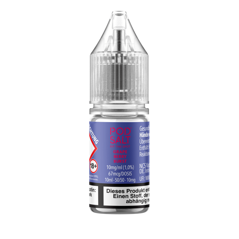 Pod Salt Xtra - Grape Berry Burst - 10 ml Nikotinsalz Liquid 