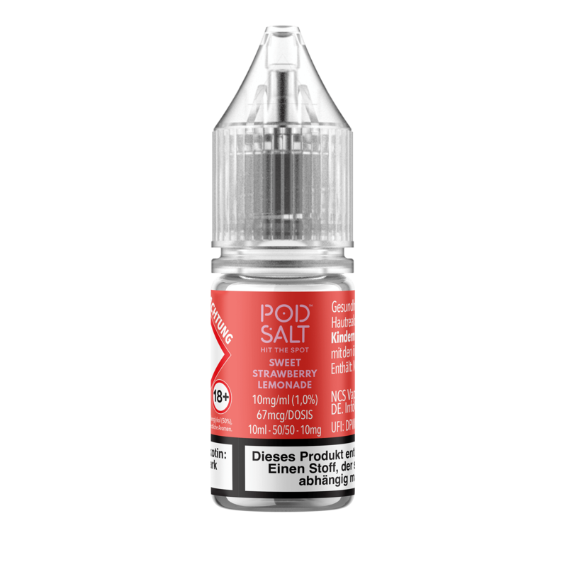 Pod Salt Xtra - Sweet Strawberry Lemonade - 10 ml Nikotinsalz Liquid 