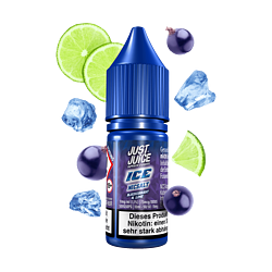 Just Juice ICE - Blackcurrant & Lime - 10 ml Nikotinsalz Liquid