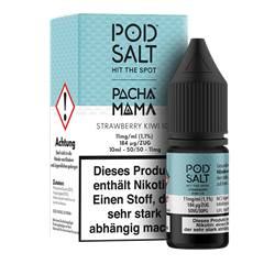 Pod Salt Fusion - Pacha Mama - Strawberry Kiwi ICE - 10 ml Nikotinsalz Liquid