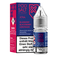 Pod Salt Xtra - Blueberry Blackberry Lemonade - 10 ml Nikotinsalz Liquid