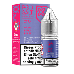 Pod Salt Xtra - Grape Berry Burst - 10 ml Nikotinsalz Liquid