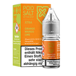 Pod Salt Xtra - Orange Mango Lime - 10 ml Nikotinsalz Liquid