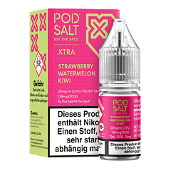 Pod Salt Xtra - Strawberry Watermelon Kiwi - 10 ml Nikotinsalz Liquid