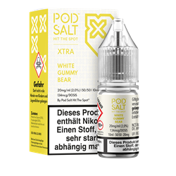 Pod Salt Xtra - White Gummy Bear - 10 ml Nikotinsalz Liquid