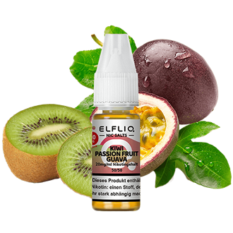 ELF Bar Elfliq - Kiwi Passion Fruit Guava - 10 ml Nikotinsalz