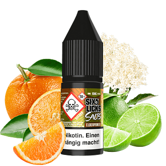 Six Licks E-Liquid - Elderpower - 10 ml Nikotinsalz