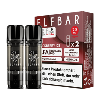 ELF Bar ELFA - Blackberry Ice Pod - 2er Pack